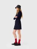 Váy MAJE sát nách navy bling
