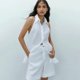 Áo sát nách MASSIMO DUTTI cột eo