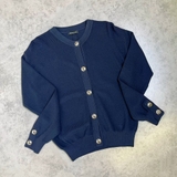 Cardigan MASSIMO DUTTI navy khuy đồng