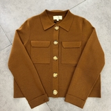 Áo len SE'ZANE cổ bẻ túi ngực