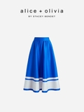 Chân váy ALICE+OLIVIA xanh trắng