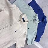 Sơ mi RALPH LAUREN cộc tay linen 3 màu