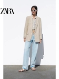 Blazer linen Zara 3 màu