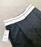 Quần âu ZARA cạp trắng