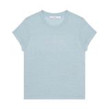 Tshirt IRO xanh chữ đá
