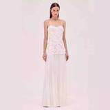 Váy ALEXIS 2 dây hoa nổi