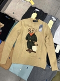 Áo len RALPH LAUREN nâu gấu khăn cam