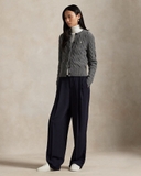 Cardigan RALPH LAUREN vặn thừng khuy sừng 2026