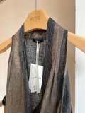 Áo yếm MASSIMO DUTTI kẻ nâu
