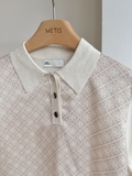 Polo TORY BURCH cải lụa họa tiết