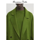 Áo dạ Massimo Dutti xanh