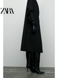 Áo dạ ZARA dài 4 khuy