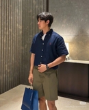 Sơ mi RALPH LAUREN cộc tay linen 3 màu