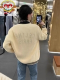 Cardigan Celin kem logo sau lưng
