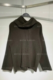 Áo len Massimo Dutti cổ đứng dây rút