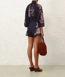 Sơ mi ZIMMERMANN navy (có set)