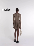 Váy MAJE nhũ vàng