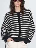 Cardigan MASSIMO DUTTI kẻ