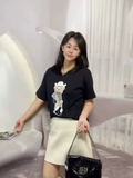Tshirt RALPH LAUREN gấu khuyên tai tag tím