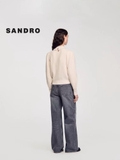 Áo len SANDRO cổ viền ngọc