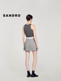 Chân váy SANDRO cạp trắng