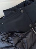Áo khoác lông vũ BBR đen kèm Belt