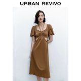 Váy URBAN REVIVIO nâu cut eo