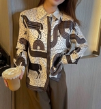 Sơ mi HERMES lụa silk