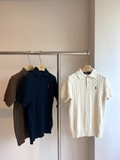 Áo len polo RL cộc tay 3 màu