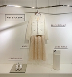 Chân váy MAJE midi bling