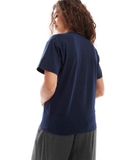 Tshirt RALPH LAUREN navy gấu mũ len