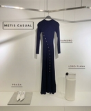 Váy Sandro hàng khuy dưới 2 màu