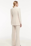 Quần xuông ROLAND MOURET trắng khuy lệch