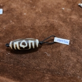 Dzi 3 mắt cổ đã lên chu sa Tây Tạng