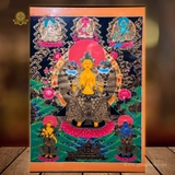 Thangka Đức Bồ Tát Di Lặc 62x76