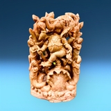 Tượng Đức Hoan Hỷ Thiên Ganesha đá cẩm thạch Ấn Độ 27cm