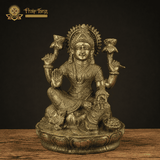 Tượng Đức Cát Tường Thiên Nữ Đồng Ấn Độ (20x14x12cm)