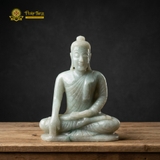 Tượng Phật Thích Ca Mâu Ni Ngọc Phỉ Thúy Nguyên Khối Myanmar