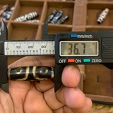 Dzi 3 mắt thân đen hành giả Tây Tạng