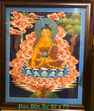 Thangka Đức Bổn Sư 62x75