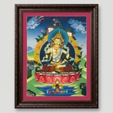 Tranh Thangka Đức Bồ Tát Kim Cang Tát Đoả – Vajrasattva Màu Sắc Khoáng Sản | Pháp Tạng