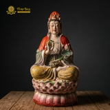 Tượng Quán Thế Âm Bồ Tát Gốm Sứ Độc Bản 68cm