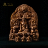 Tượng Phật Thích Ca Mâu Ni Gỗ Nepal Xưa 40cm