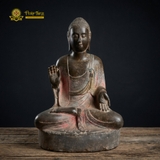 Tượng Phật Thích Ca Ấn Vô Úy Đá Xanh Độc Bản 60cm
