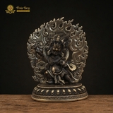 Tượng Đức Mahakala đồng Nepal 13cm