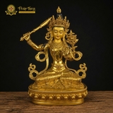Tượng Đức Văn Thù Sư Lợi đồng Đài Loan (33x21x11cm)