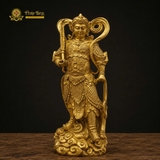Tượng Hộ Pháp Vi Đà Đồng Mạ Vàng 14K 40cm