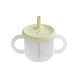 Cốc tập hút 100% silicone Moyuum - 6m+ - Hồng/Vàng/Trắng
