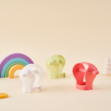 Gặm nướu silicone Moyuum - 3M+ - Hình cừu - Xanh/Đỏ