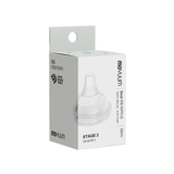 Thế hệ 3 - Núm bình sữa silicon Moyuum - Size 1/2/3/4 - Hộp 2 núm
